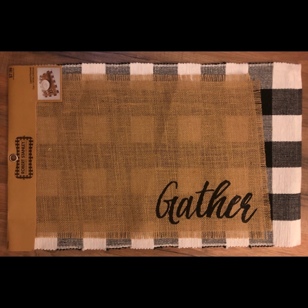 Gather layered placemat set of 4